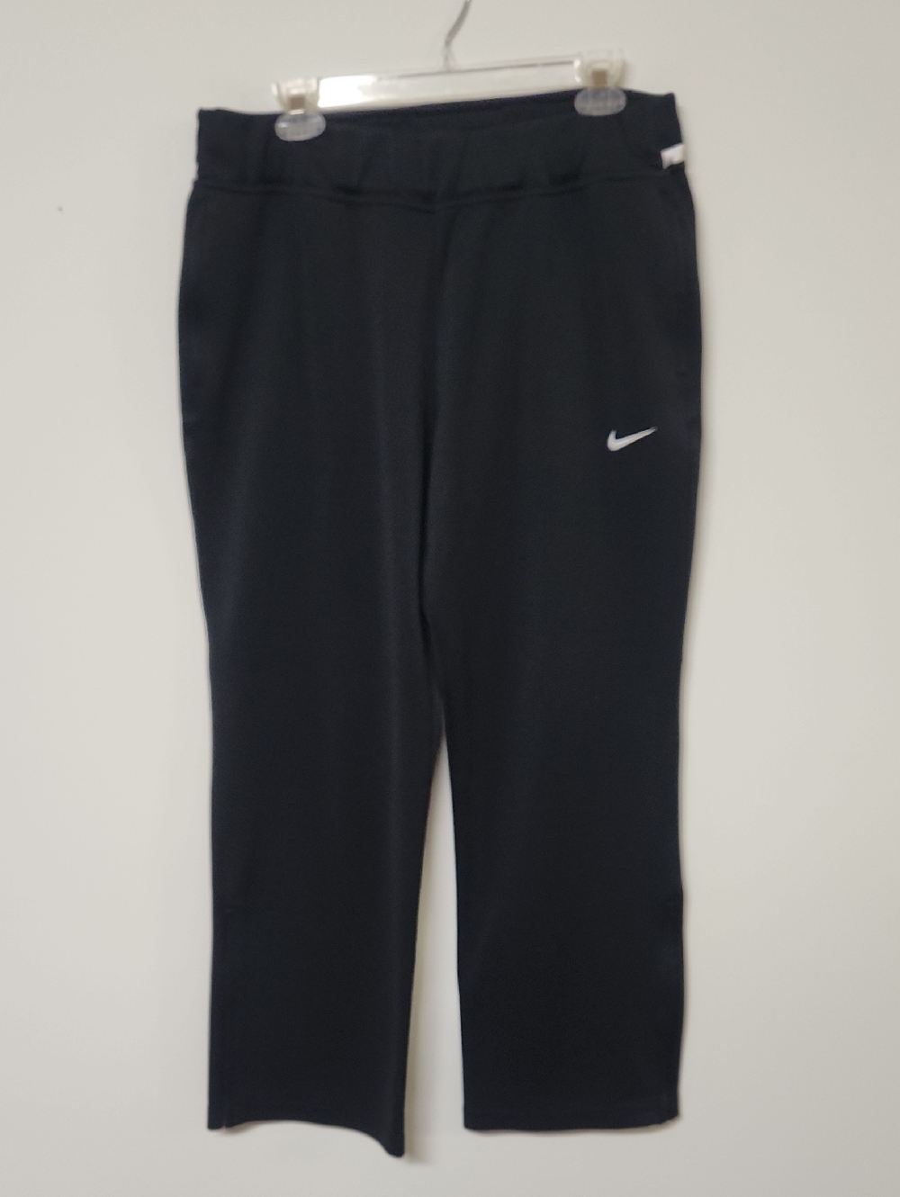 Nike Black Joggers with White Swoosh